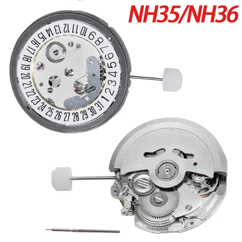 Watch Movement Automatic Nh35A Nh36A - Movimento Mecânico Automático NH35 NH36 de