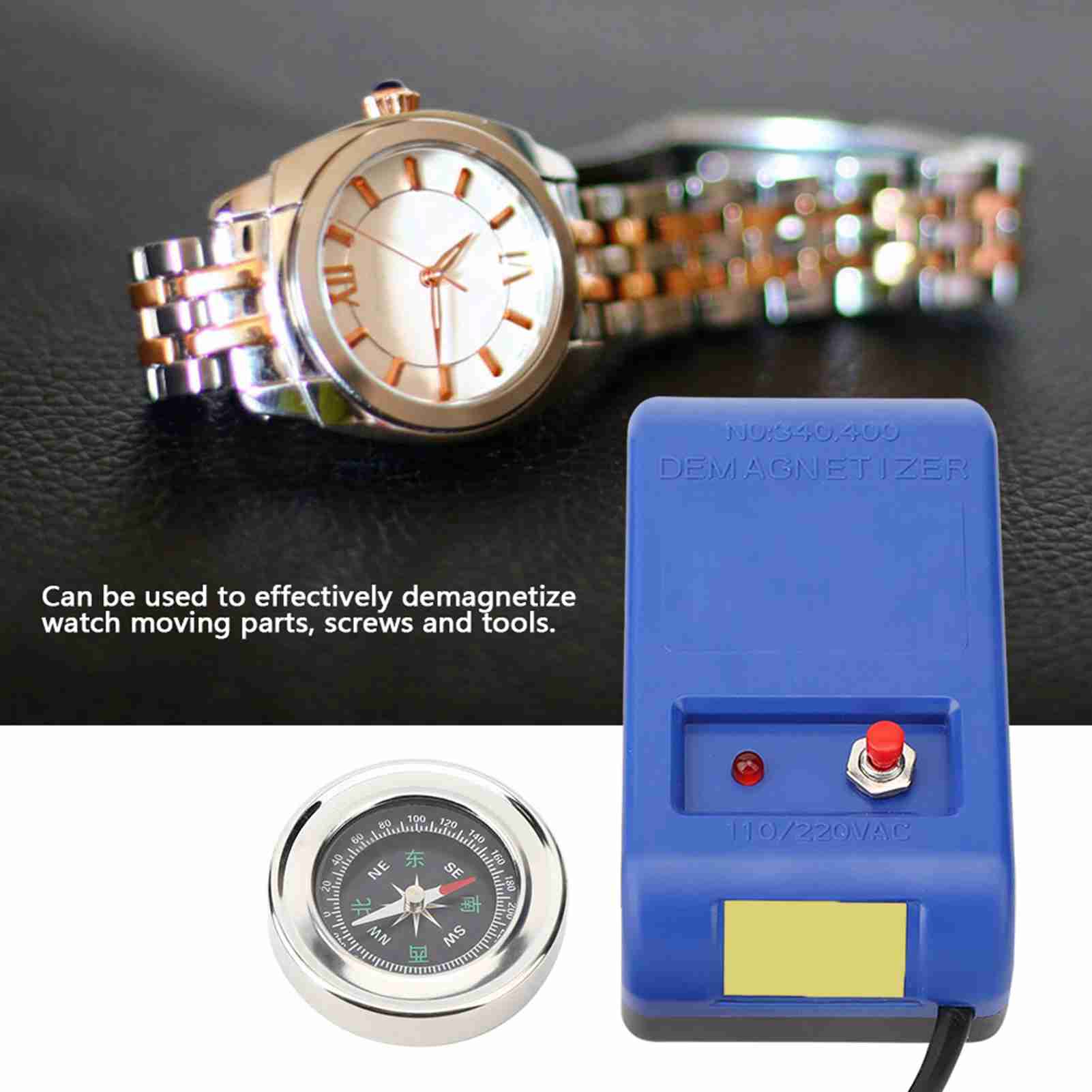 Watch Demagnetizer Electrical Repair - Conjunto de Ferramentas Desmagnetizadoras Elétricas para