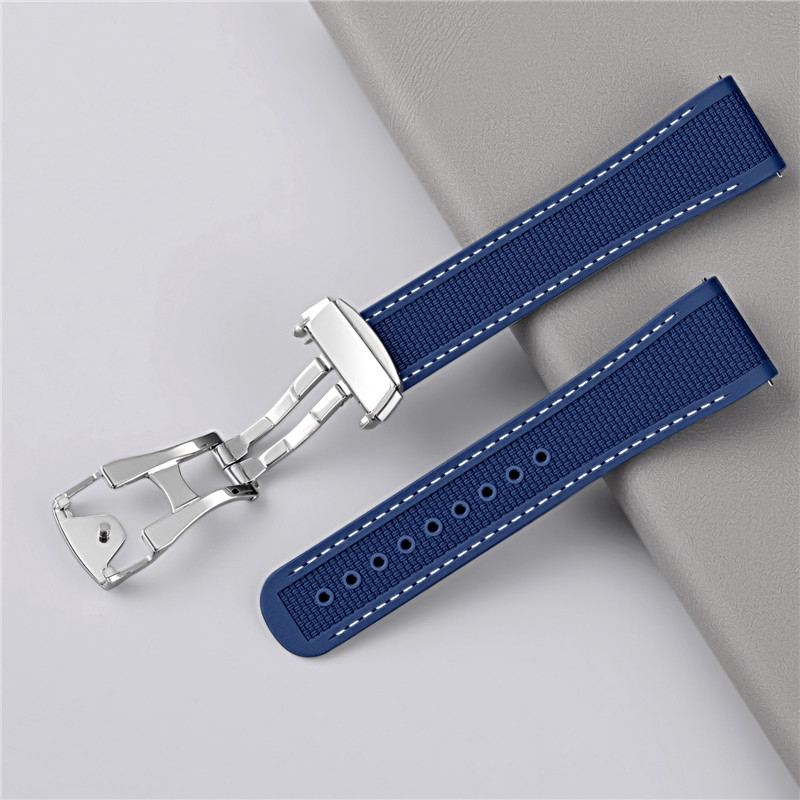 Pulseira de Relógio Esportiva  - Fkm Rubber Dive Watch Strap 20Mm avaliação e preço