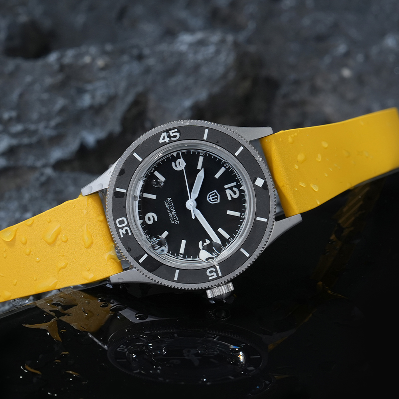 Nova pulseira de relógio de bo - Fkm Rubber Dive Watch Strap 20Mm avaliação e preço