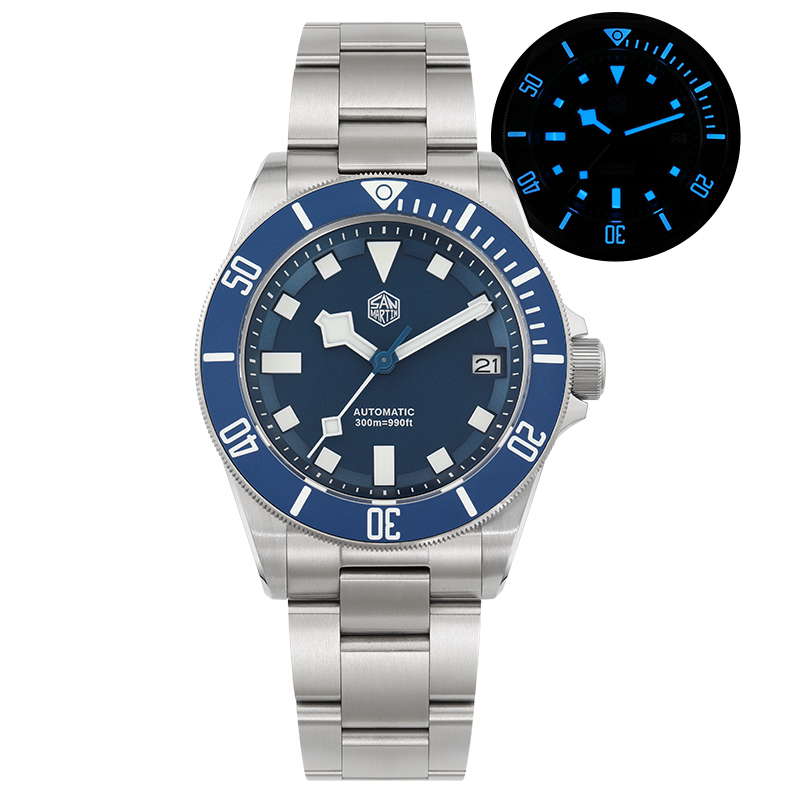 Relógio de mergulho San Martin - Titanium Automatic Watch 300M Sapphire avaliação e preço