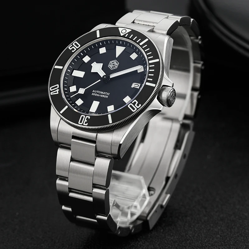 Relógio Mecânico San Martin SN - Titanium Automatic Watch 300M Sapphire avaliação e preço