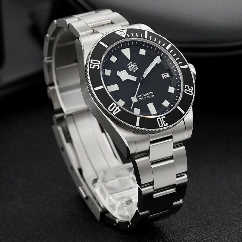 Relógio Mecânico San Martin SN - Titanium Automatic Watch 300M Sapphire avaliação e preço