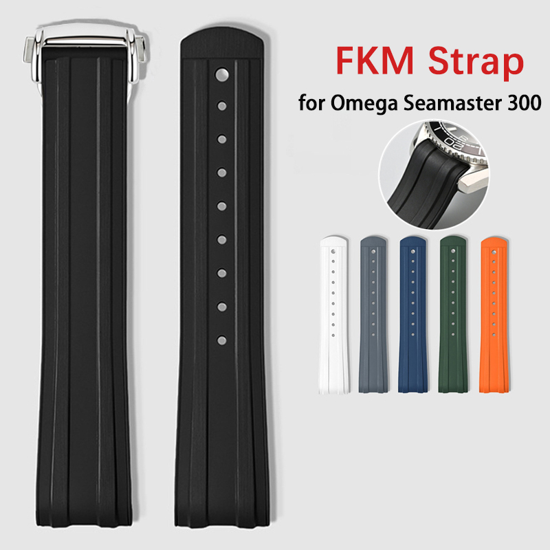 Pulseira de Borracha Fluorada  - Fkm Rubber Dive Watch Strap 20Mm avaliação e preço