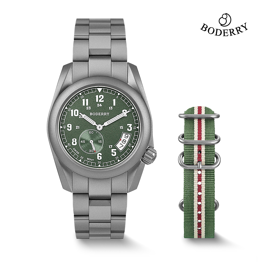 Boderry VOYAGER 38 Field Watch - Field Watch Titanium 100M Sapphire avaliação e preço