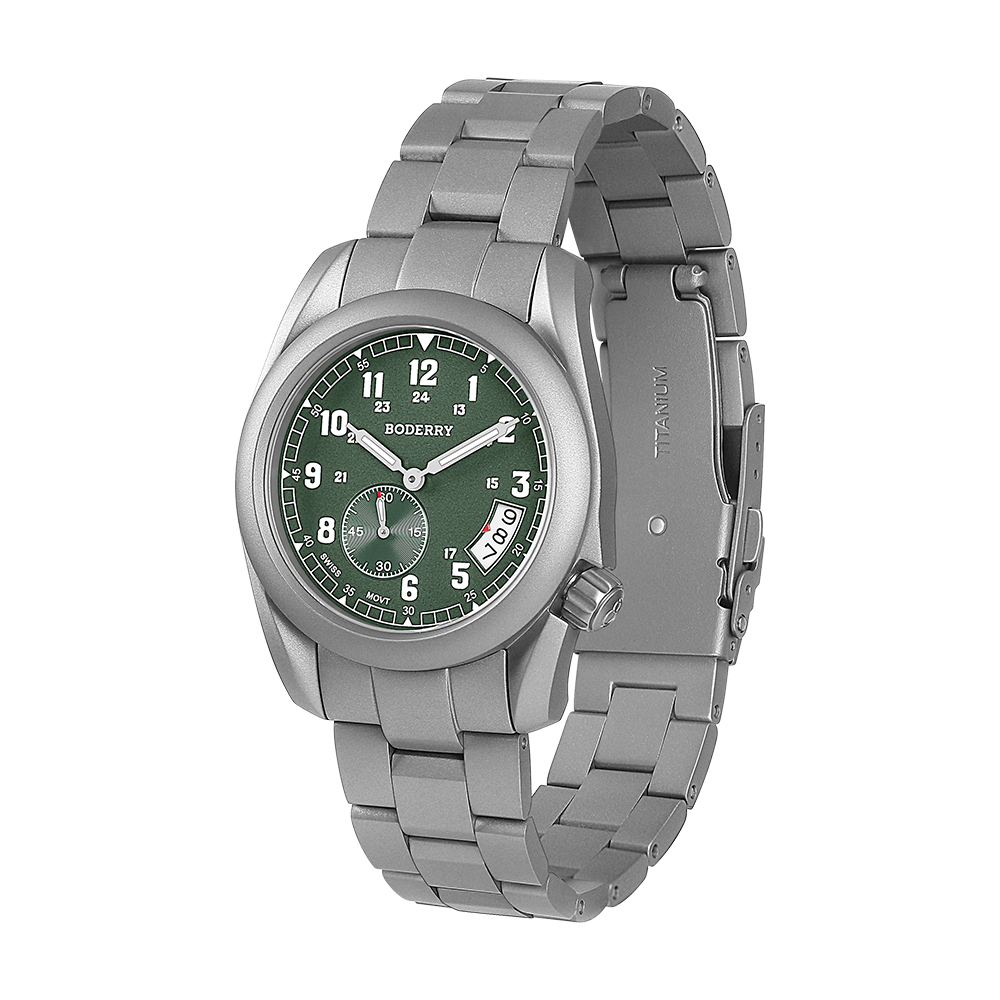 Boderry VOYAGER 38 Field Watch - Field Watch Titanium 100M Sapphire avaliação e preço