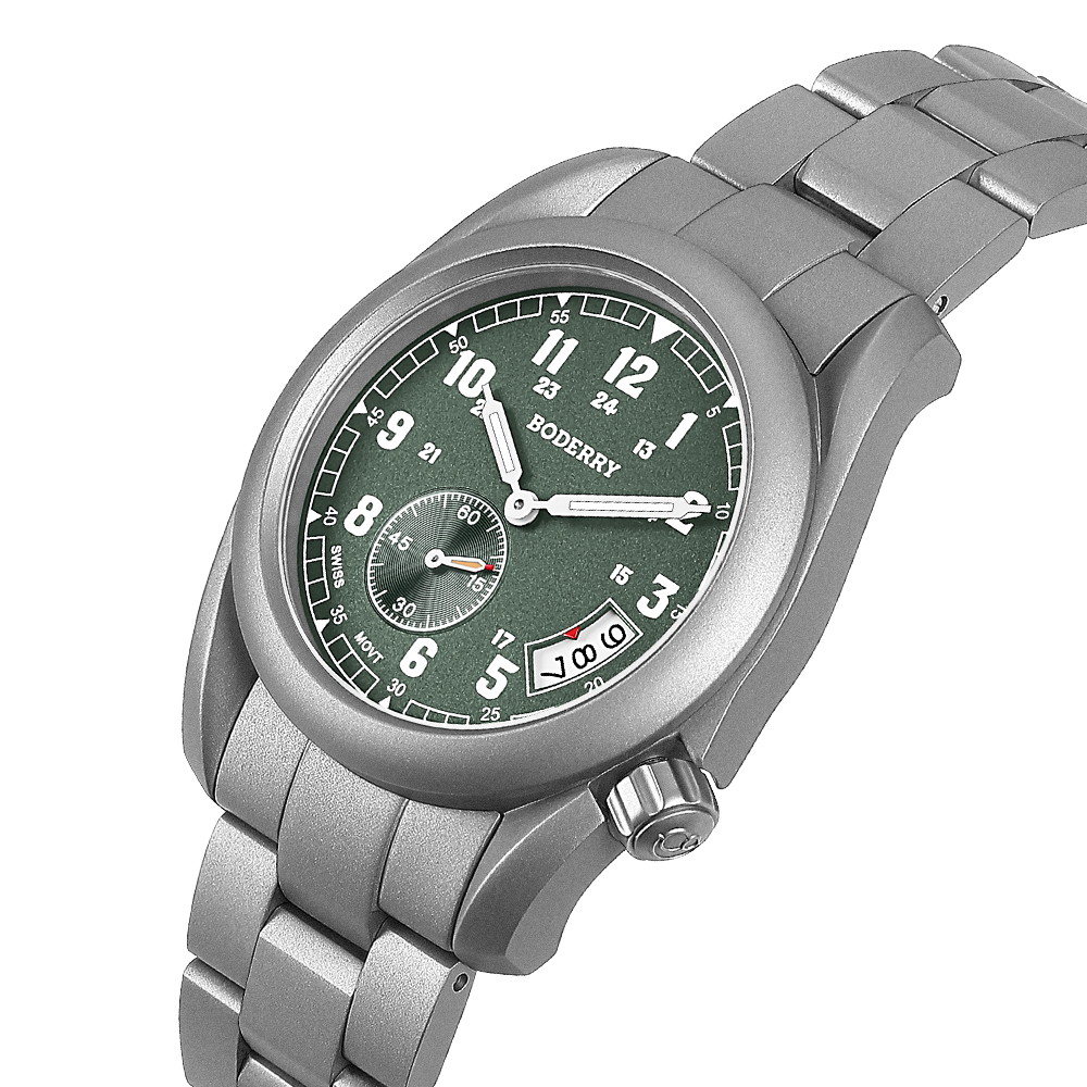 Boderry VOYAGER 38 Field Watch - Field Watch Titanium 100M Sapphire avaliação e preço