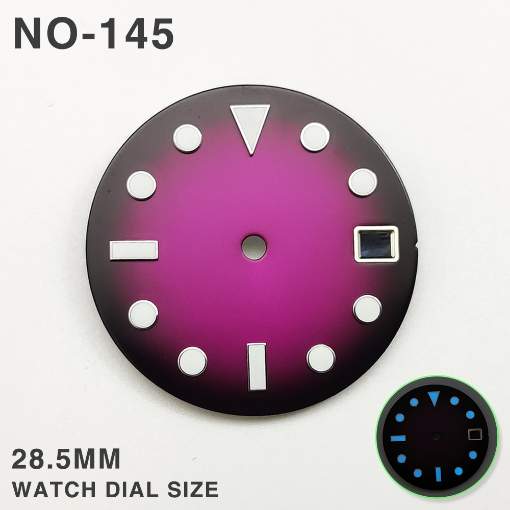 Mostrador Gradiente Preto Roxo - Watch Dial Custom Sterile 28.5Mm avaliação e preço