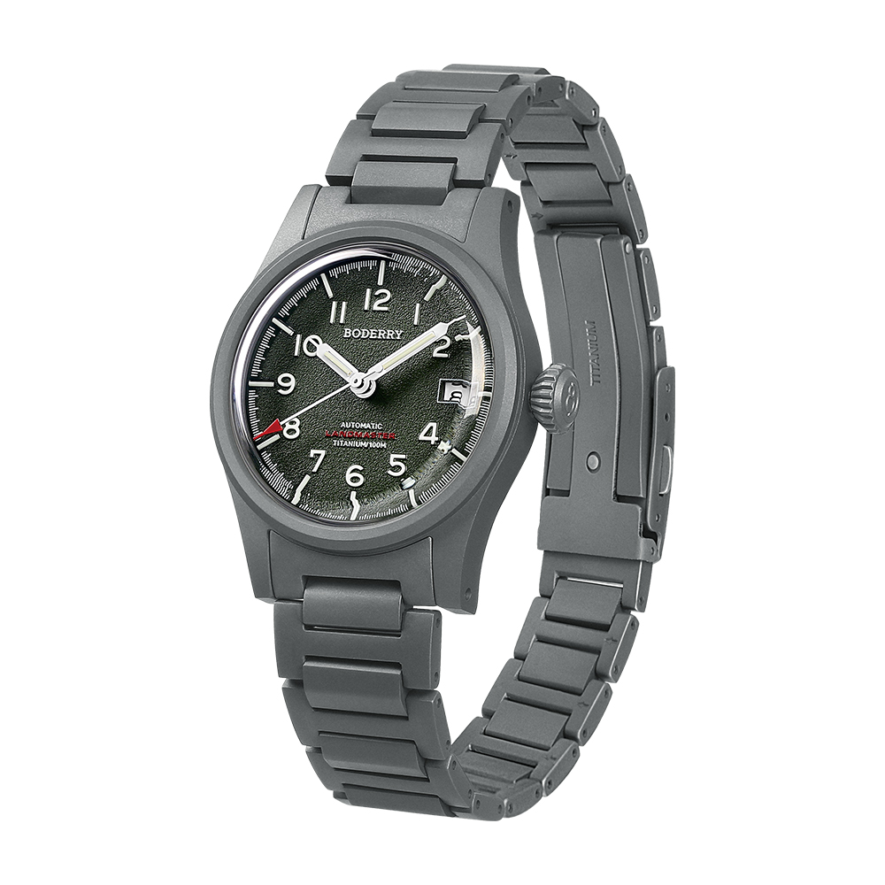 Relógios de Campo Boderry LAND - Field Watch Titanium 100M Sapphire avaliação e preço