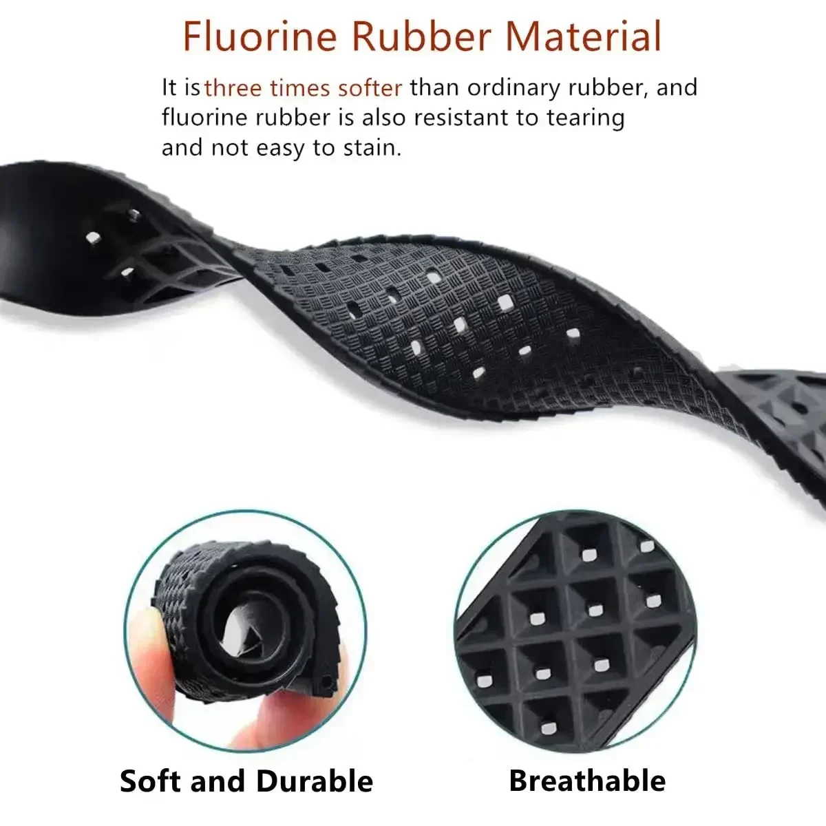 Fkm pulseira de relógio 20mm 2 - Fkm Rubber Dive Watch Strap 20Mm avaliação e preço