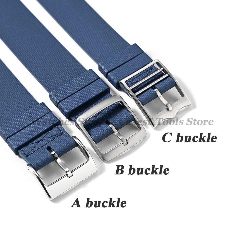 Nova moda esportiva fkm pulsei - Fkm Rubber Dive Watch Strap 20Mm avaliação e preço