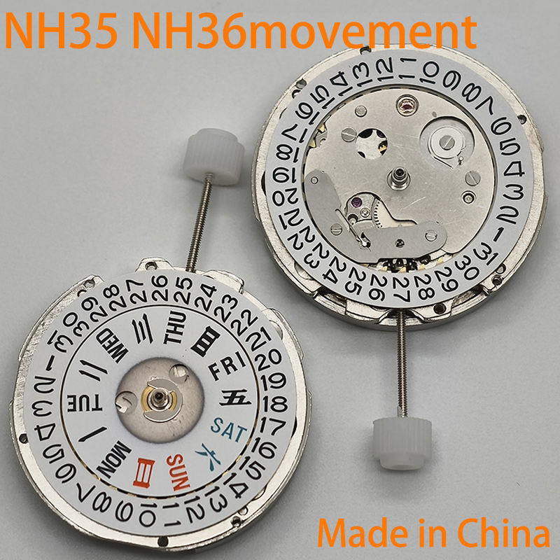 Movimento de relógio mecânico  - Watch Movement Automatic Nh35A Nh36A avaliação e preço