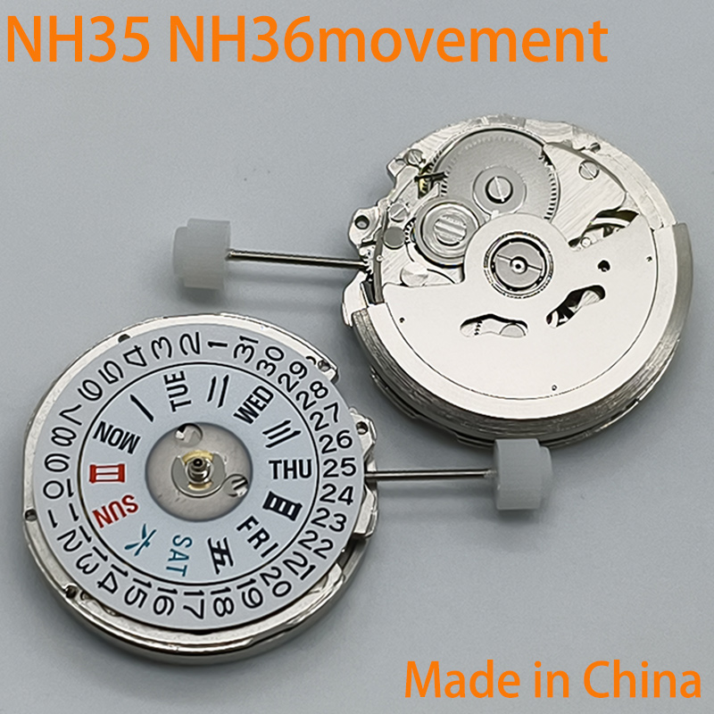 Movimento de relógio mecânico  - Watch Movement Automatic Nh35A Nh36A avaliação e preço