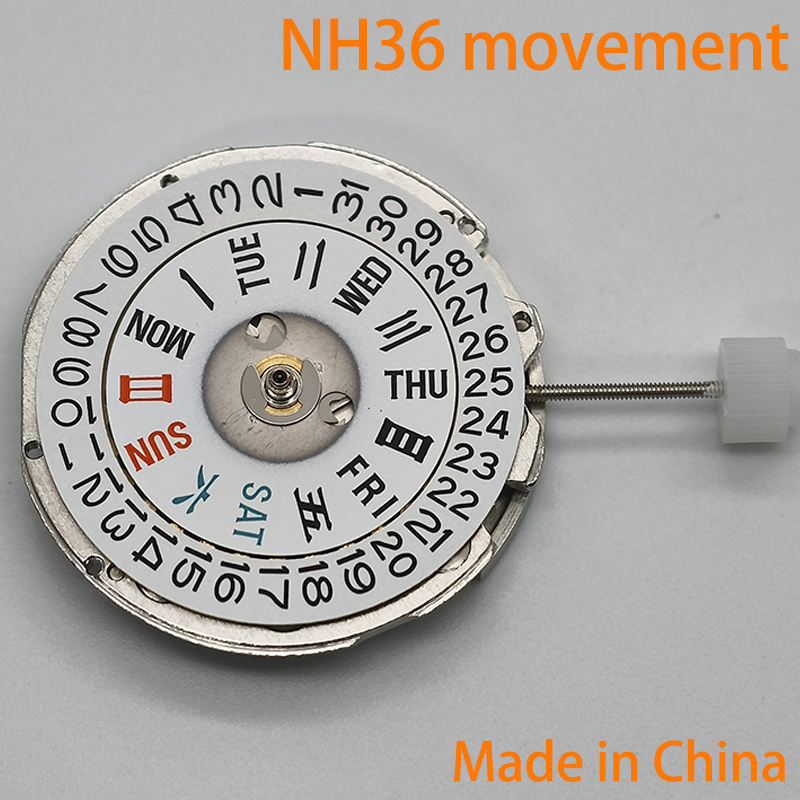 Movimento de relógio mecânico  - Watch Movement Automatic Nh35A Nh36A avaliação e preço