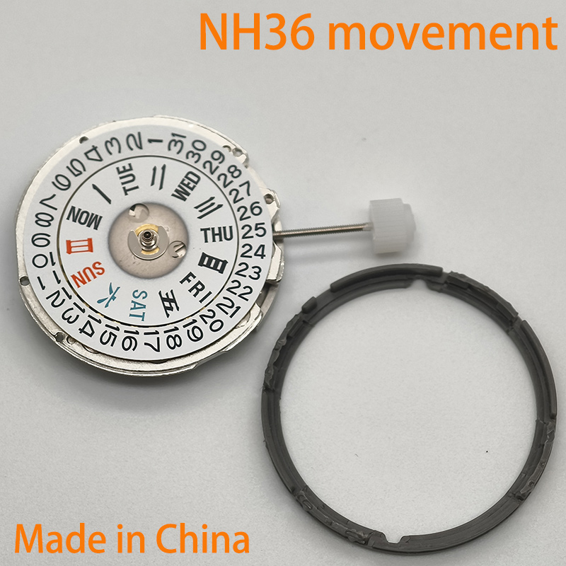 Movimento de relógio mecânico  - Watch Movement Automatic Nh35A Nh36A avaliação e preço