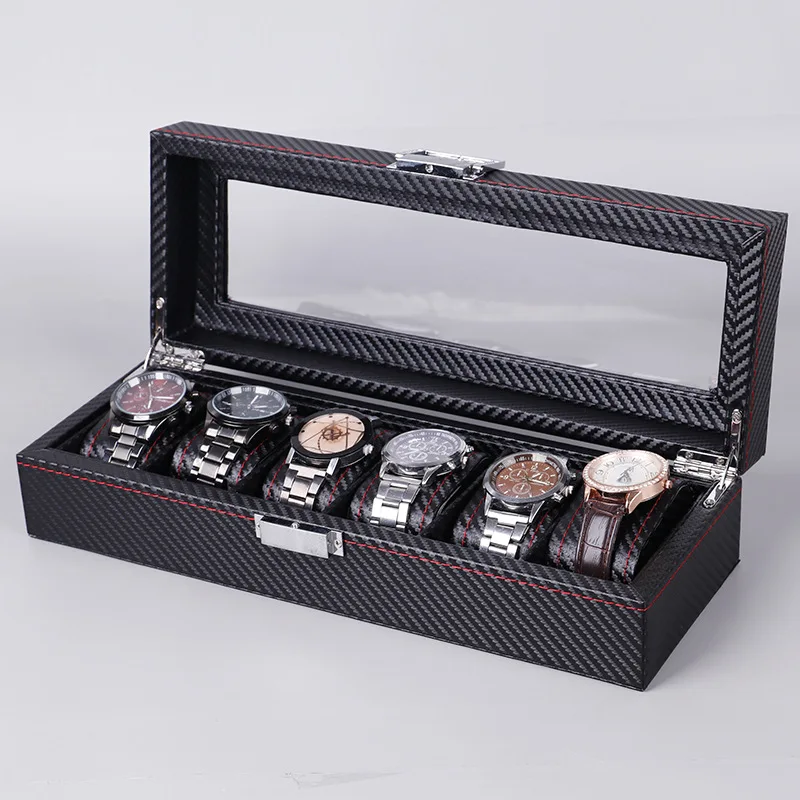 Caixa Organizadora de Relógios - Watch Display Case Glass Top 12 Slots avaliação e preço