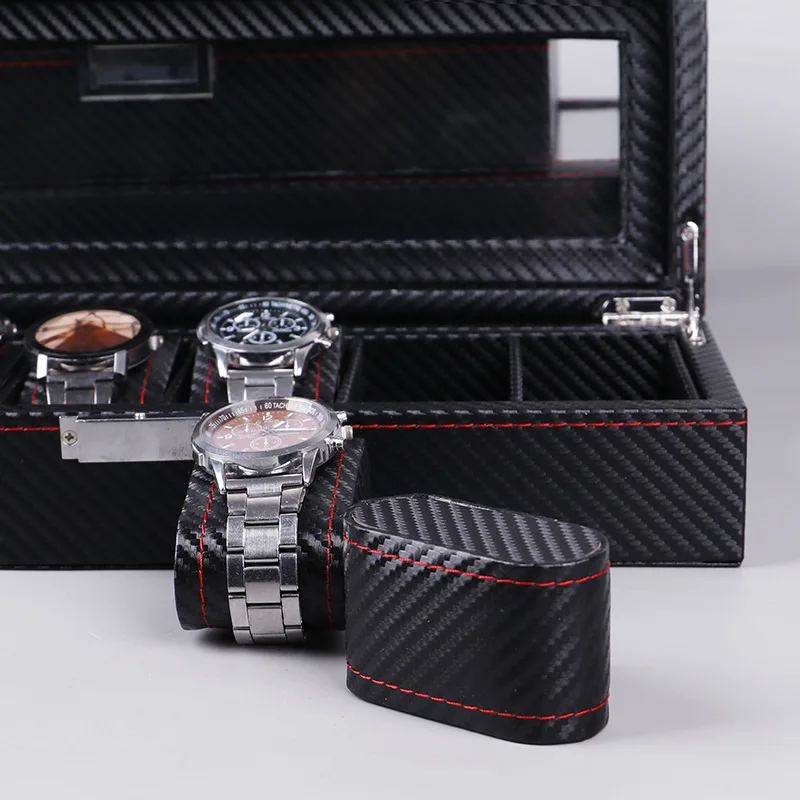 Caixa Organizadora de Relógios - Watch Display Case Glass Top 12 Slots avaliação e preço
