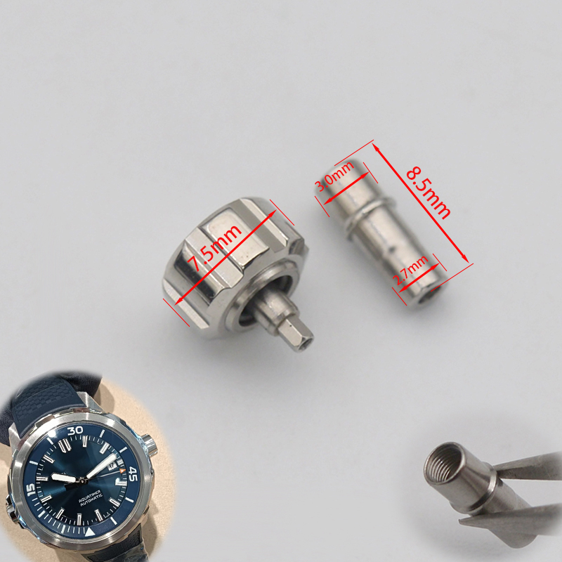 Coroa de relógio com parafuso  - Watch Crown Screw Down Replacement avaliação e preço