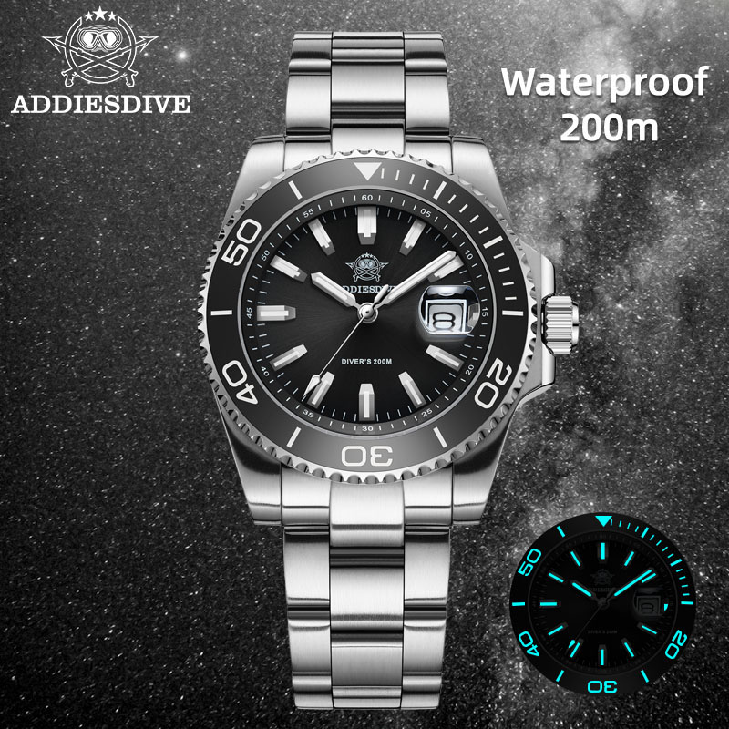 Addiesdive novo ad2510 relógio - Watch Crown Screw Down Replacement avaliação e preço