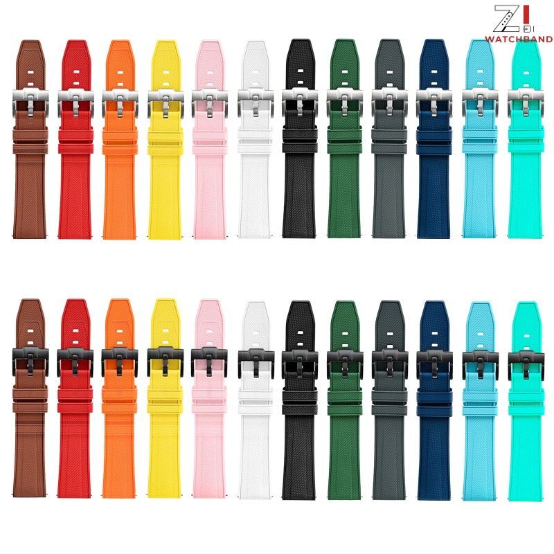 Pulseira de Borracha Fluorada  - Fkm Rubber Dive Watch Strap 20Mm avaliação e preço