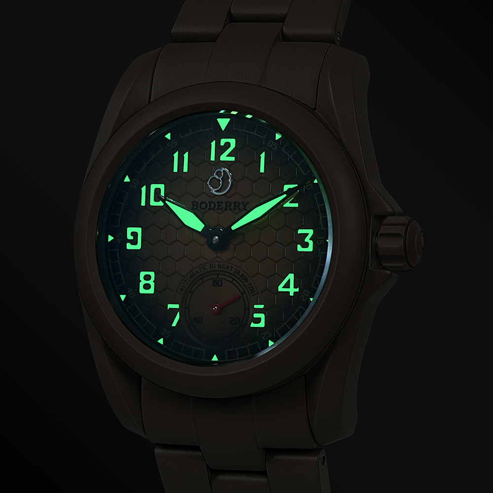 Relógio de Campo BODERRY VOYAG - Field Watch Titanium 100M Sapphire avaliação e preço