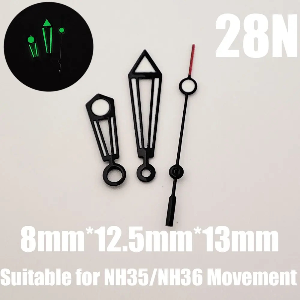 Ponteiros de Relógio Prata e P - Watch Movement Automatic Nh35A Nh36A avaliação e preço