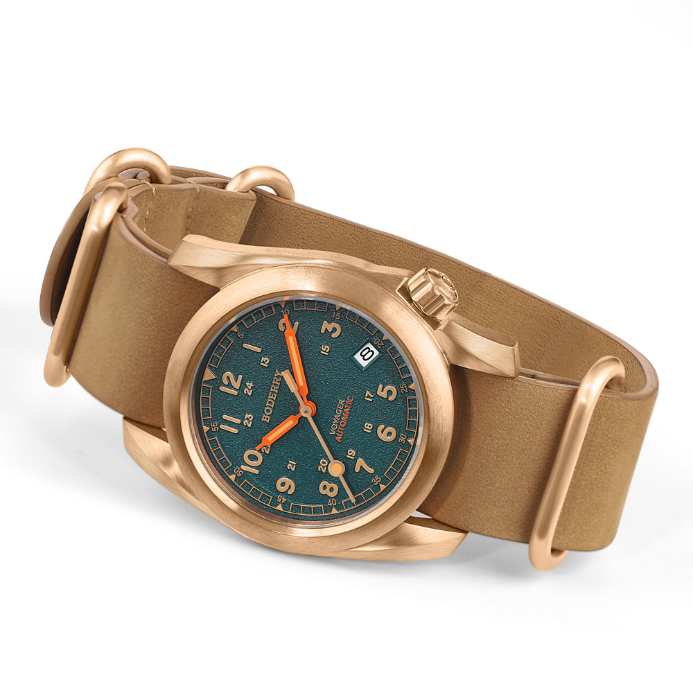 Relógios de Campo Boderry VOYA - Field Watch Titanium 100M Sapphire avaliação e preço